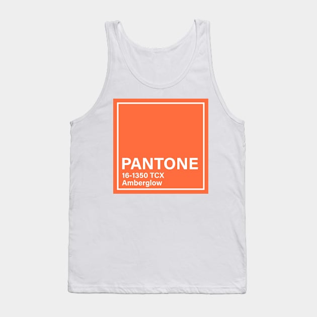 pantone 16-1350 TCX Amberglow Tank Top by princessmi-com